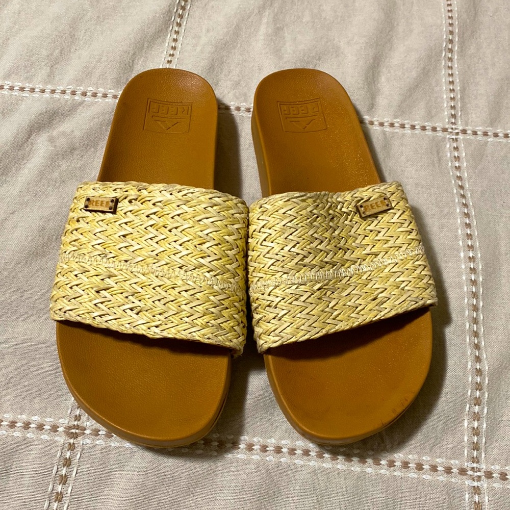 Reef Cushion Scout Braids slide sandals